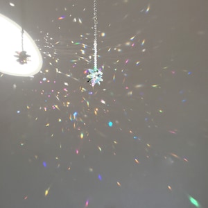 Suncatcher for Windows, Rainbow Light Catcher, AB Crystals, Car Rear View Mirror Pendant, Gift for Mother's Day