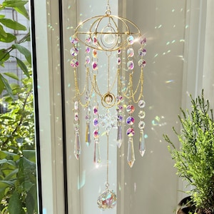 Howls Castle Inspired Room Crystal Suncatcher / Rainbow Maker / Window Hangings / Dorm Room Decor/ Boho Decor / Gifts For Her Aesthetic