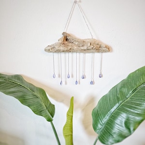 PNW Driftwood Rain Cloud Suncatcher